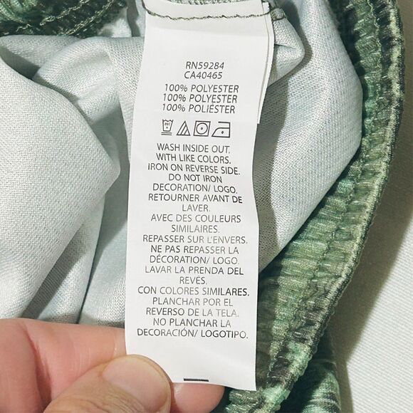 Children's Place Boys Basketball Shorts Palm Trees Beach Green Tropical L 10/12 - Picture 7 of 8